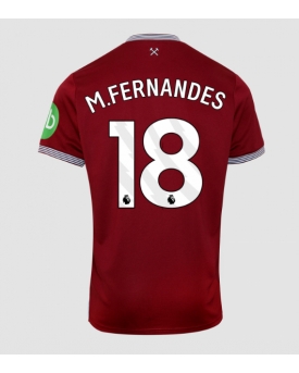 Billige Fotballdrakt West Ham United Mateus Fernandes #18 Replika Hjemmedrakt 2025-26 Kortermet Billige Fotballdrakt West Ham United Mateus Fernandes #18 Replika Hjemmedrakt 2025-26 Kortermet